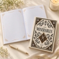 دفتر ژورنال جلد سخت 100 برگ طرح VINTAGE