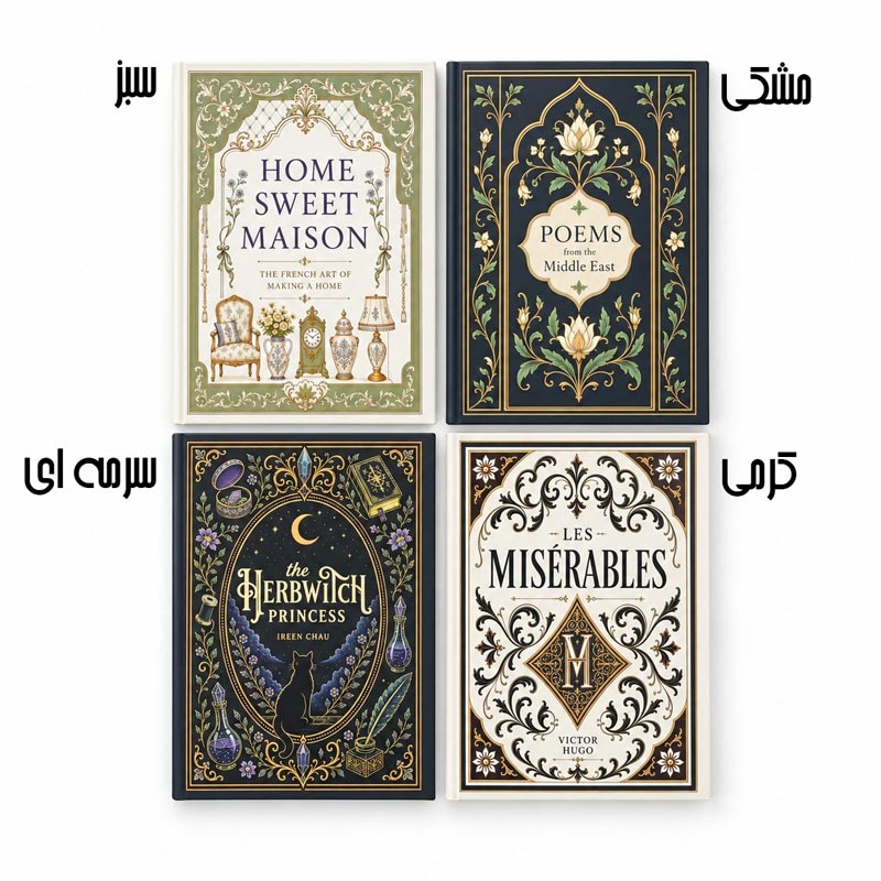 دفتر ژورنال جلد سخت 100 برگ طرح VINTAGE