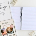 دفتر ژورنال سیمی جلد سخت 100 برگ طرح SUMMER