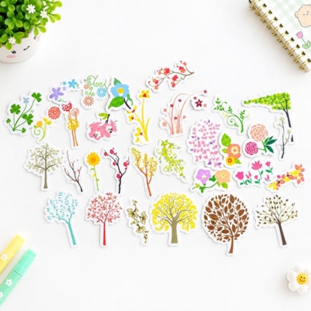 ست استیکر کارتونی طرح LOVELY BOOK