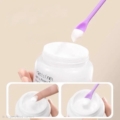 ست لیسک و قاشق سیلیکونی دو طرفه آرایشی