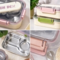لانچ باکس سه خانه استیل 304 طرح LUNCH BOX