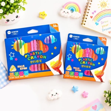 مداد شمعی قلمی CLEAN HANDS طرح CRAYON