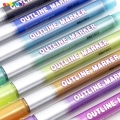 ست ماژیک 8 رنگ OUTLINER متالیک