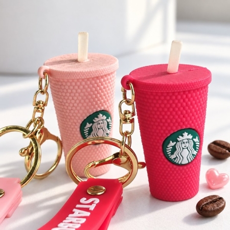 جاکلیدی سیلیکونی STARBUCKS طرح COFFEE