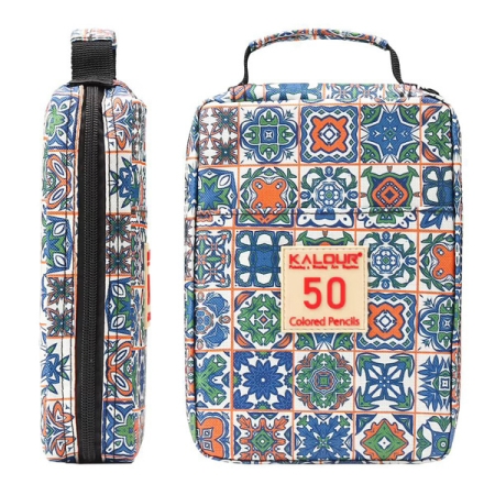 مداد رنگی 50 رنگ کیف‌دار KALOUR سری مینیمال
